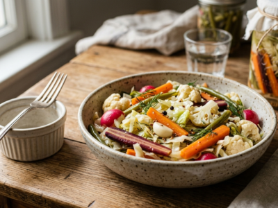 Légumes lacto-fermentés sans sel