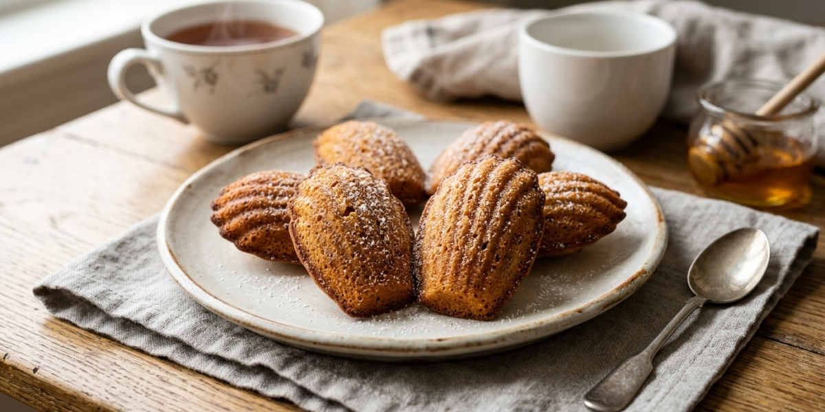 Madeleines sans gluten et sans œuf