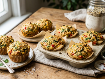 Meal Prep Muffins Salés Sans Gluten et Sans Lactose
