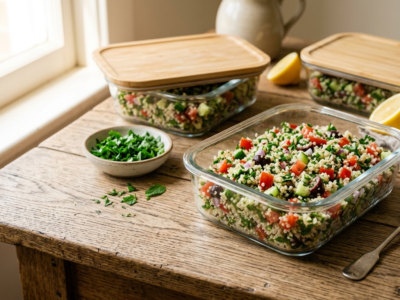 Meal Prep Taboulé au Quinoa Sans Gluten