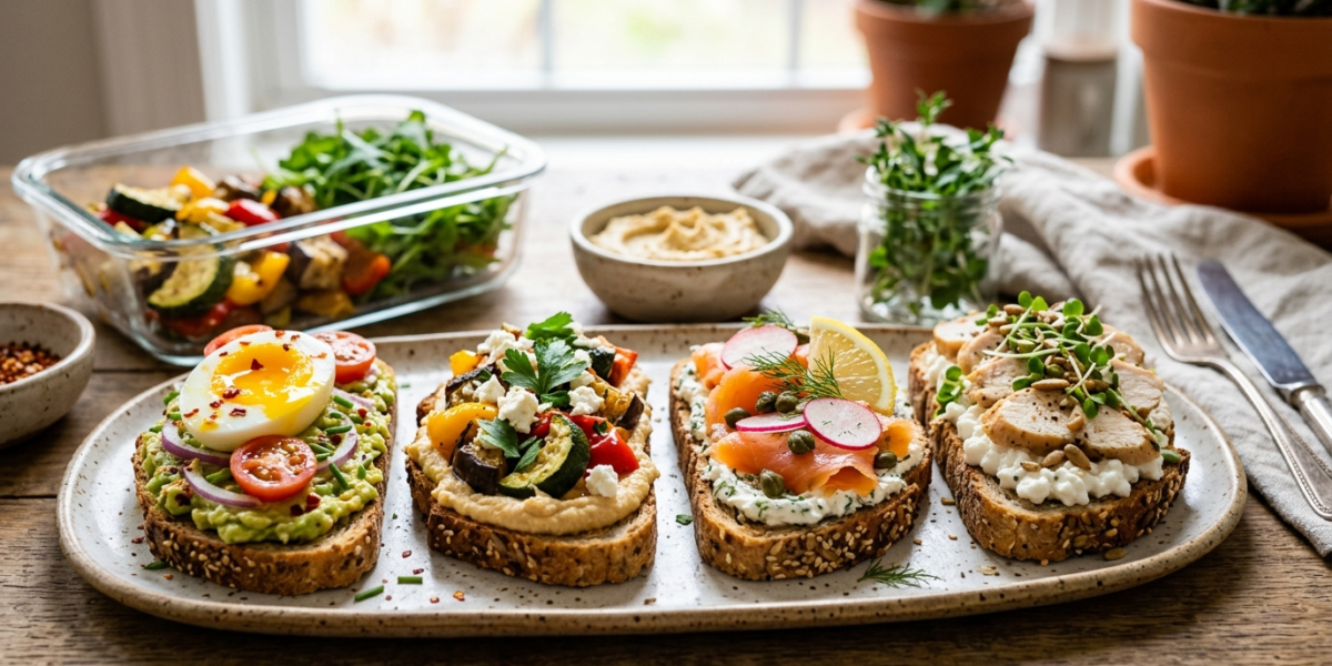 Meal Prep Tartines Sans Gluten Gourmandes et Équilibrées