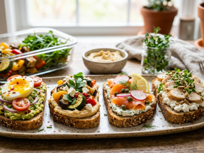 Meal Prep Tartines Sans Gluten Gourmandes et Équilibrées