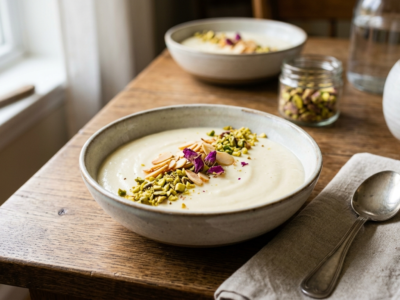Mouhalabieh crème sans gluten et sans lactose
