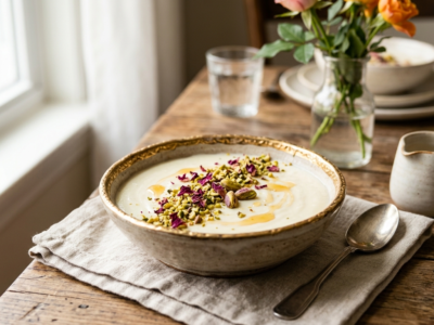 Mouhalabieh sans lactose – Dessert lacté traditionnel revisité