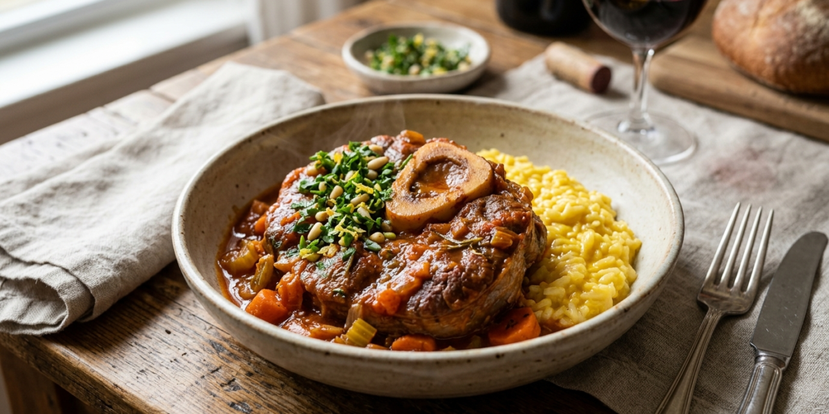 Osso Buco sans gluten, mijoté à l&rsquo;italienne