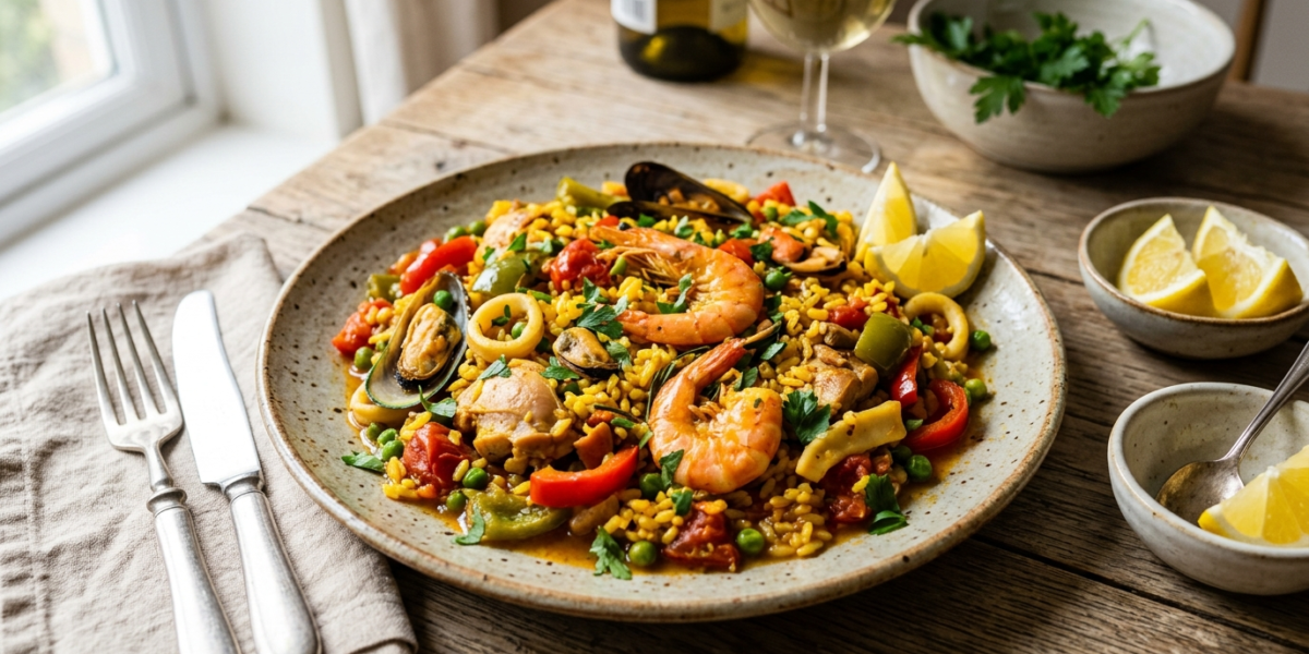 Paella Sans Gluten au Cookeo