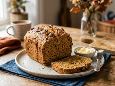 Pain à la châtaigne sans gluten réalisé à la machine à pain