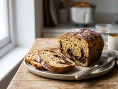 Pain au chocolat sans gluten et sans lactose à la machine à pain