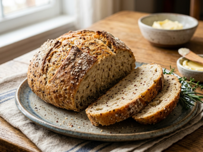 Pain au Quinoa Sans Gluten à la Machine à Pain