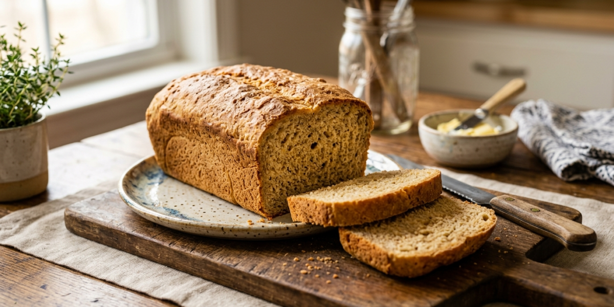 Pain au sorgho sans gluten à la machine à pain