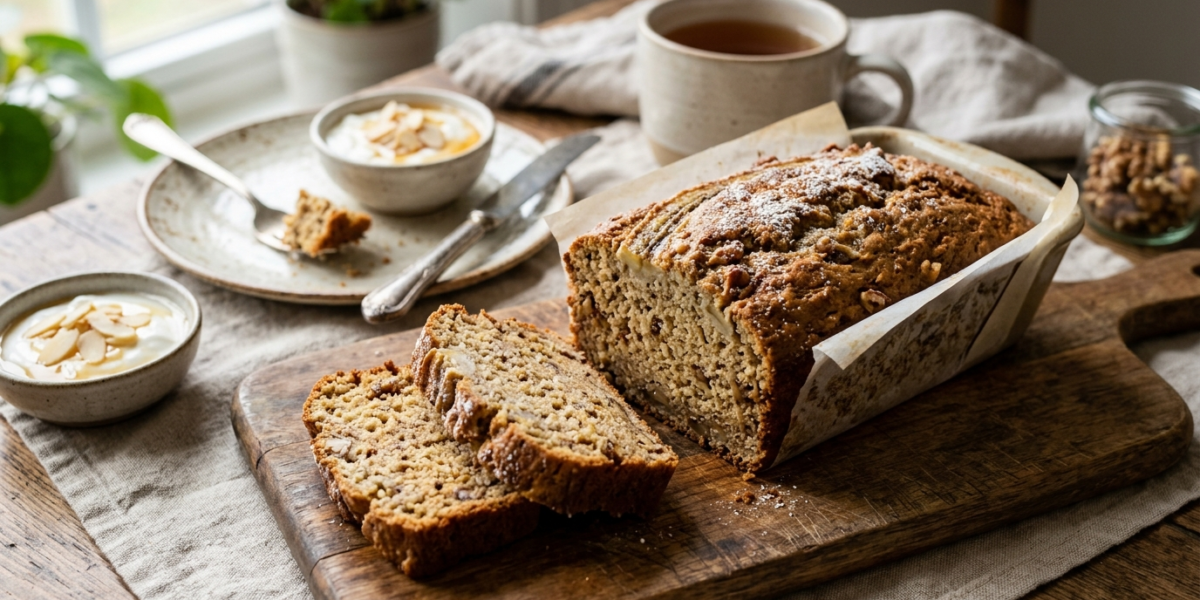 Pain aux bananes sans gluten et sans œuf