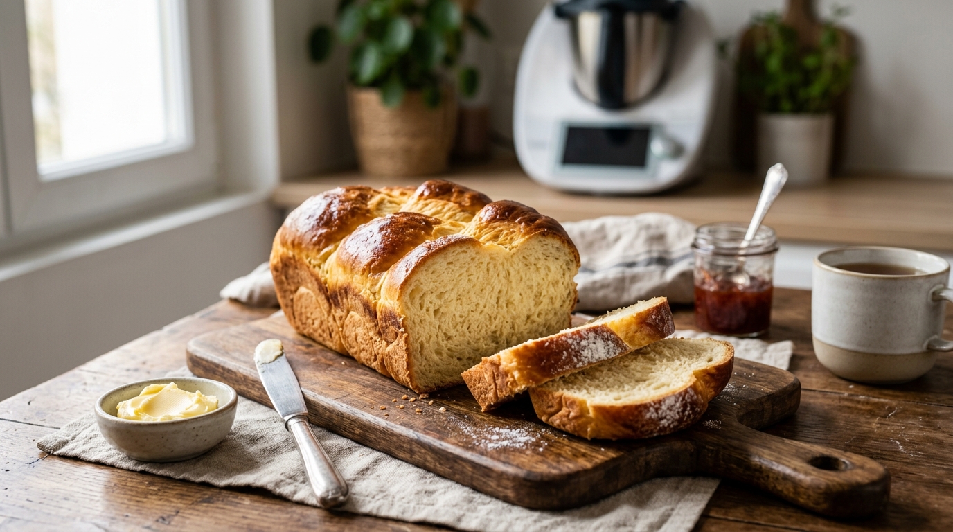 pain brioche thermomix sans gluten : recette moelleuse