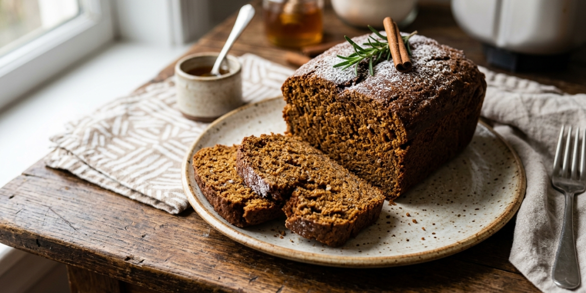 Pain d&rsquo;épices sans gluten et sans œuf réalisé à la machine à pain