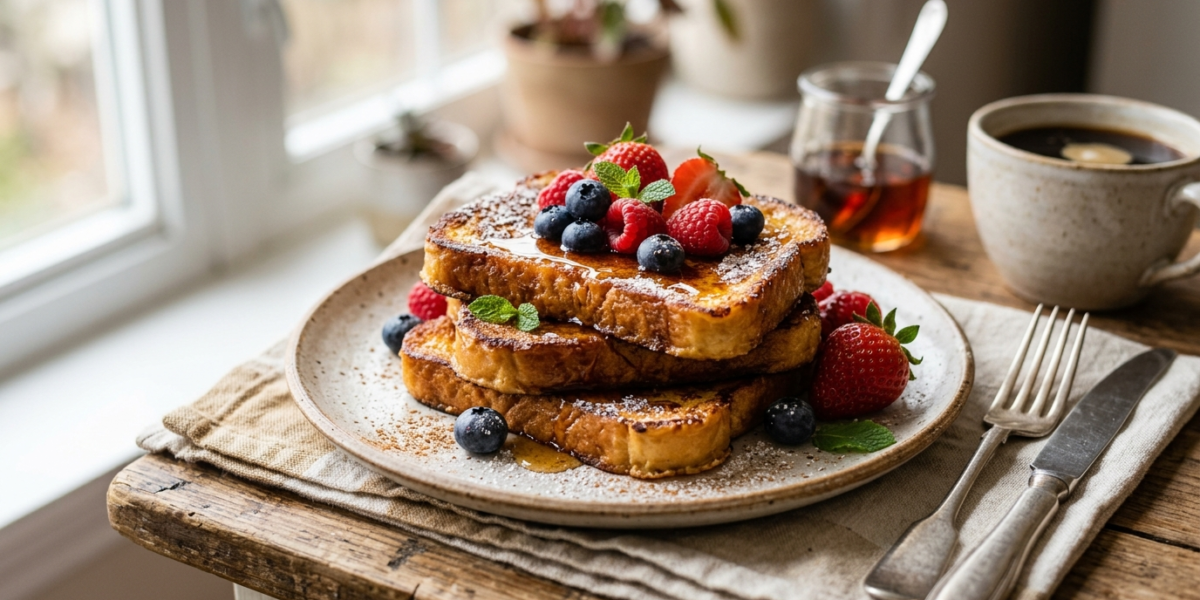 Pain perdu sans gluten et sans lactose