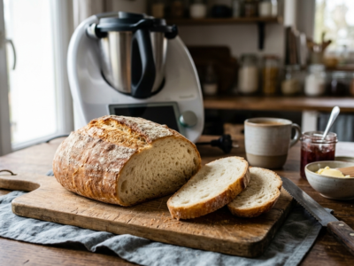 Pain sans gluten moelleux préparé au Thermomix