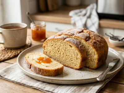 Pain sucré sans gluten à la machine à pain
