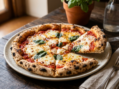 Pizza Napolitaine sans gluten et sans lactose