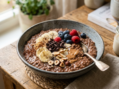 Porridge Chocolat Sans Gluten Sans Lactose