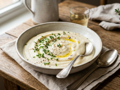 Purée de chou-fleur sans lactose et sans gluten