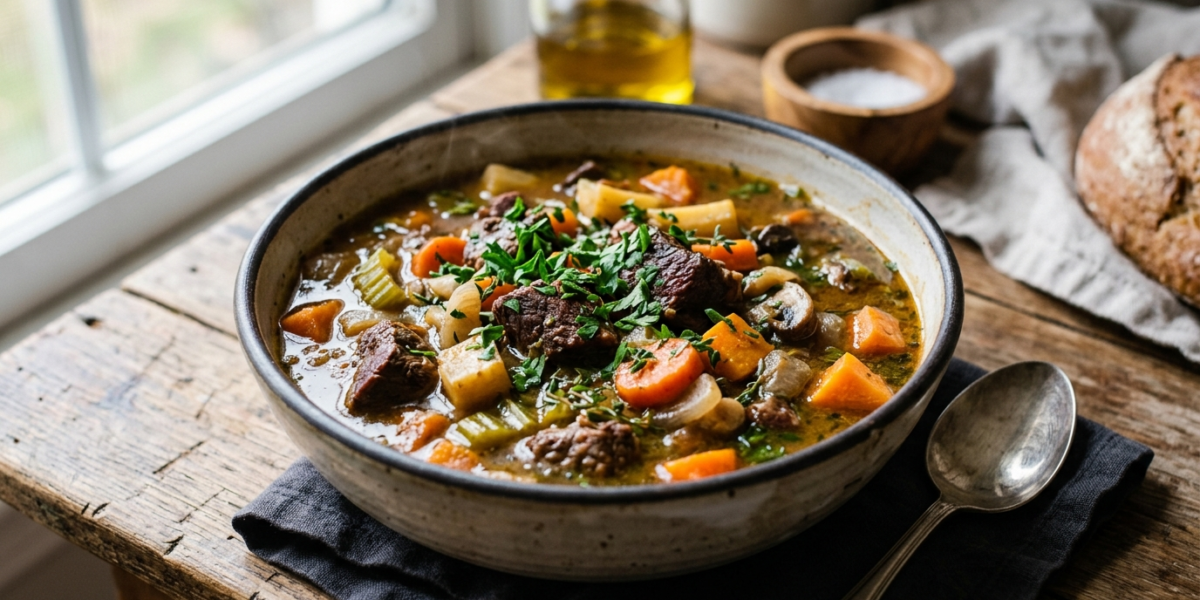 Ragoût de bœuf aux légumes Whole30 et sans gluten