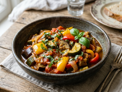 Ratatouille Cookeo sans gluten