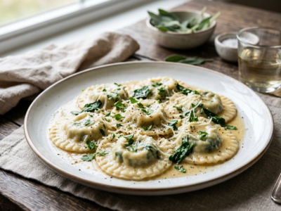 Ravioli sans gluten sans œufs maison