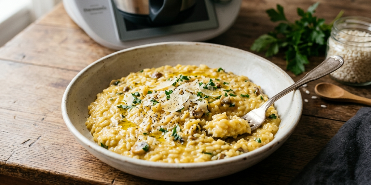 Risotto crémeux sans gluten au Thermomix