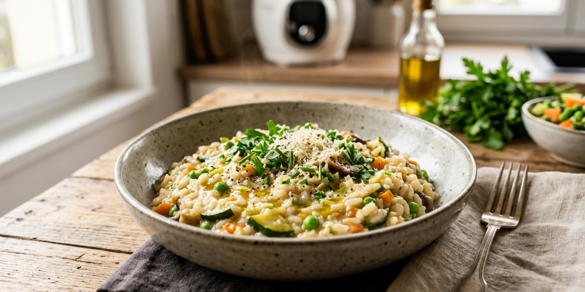 Risotto sans gluten et sans lactose au Cookeo