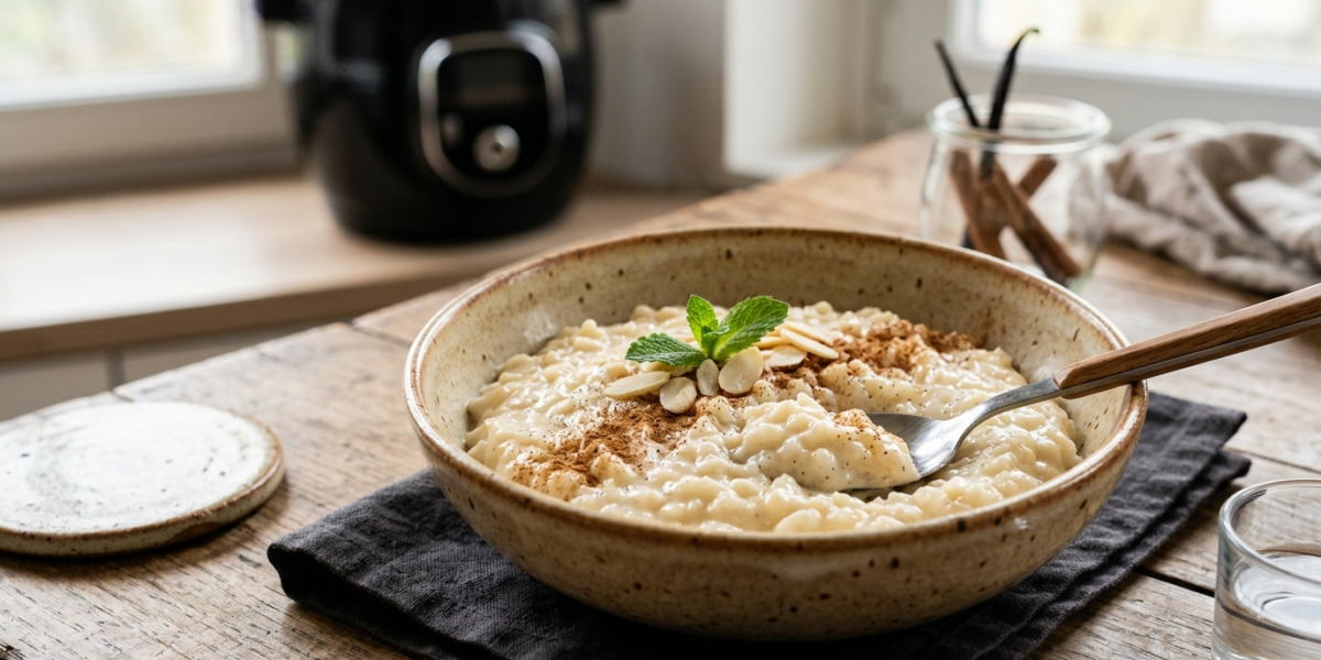 Riz au lait sans lactose cuit au Cookeo