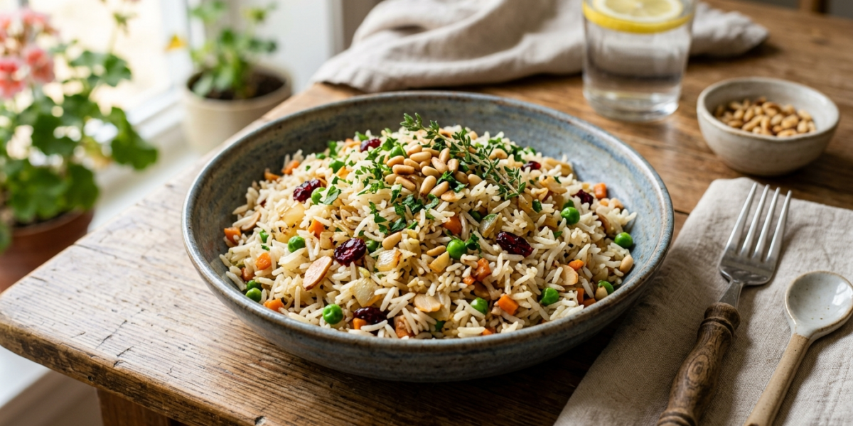 Riz Pilaf sans Gluten et sans Lactose