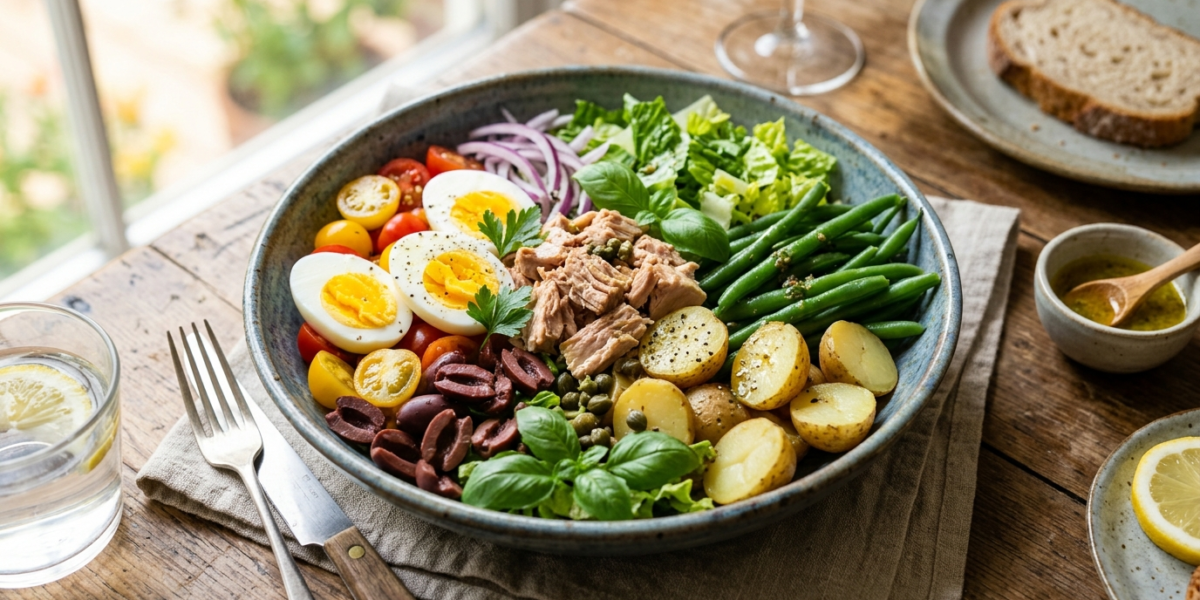 Salade Niçoise Whole30 sans gluten