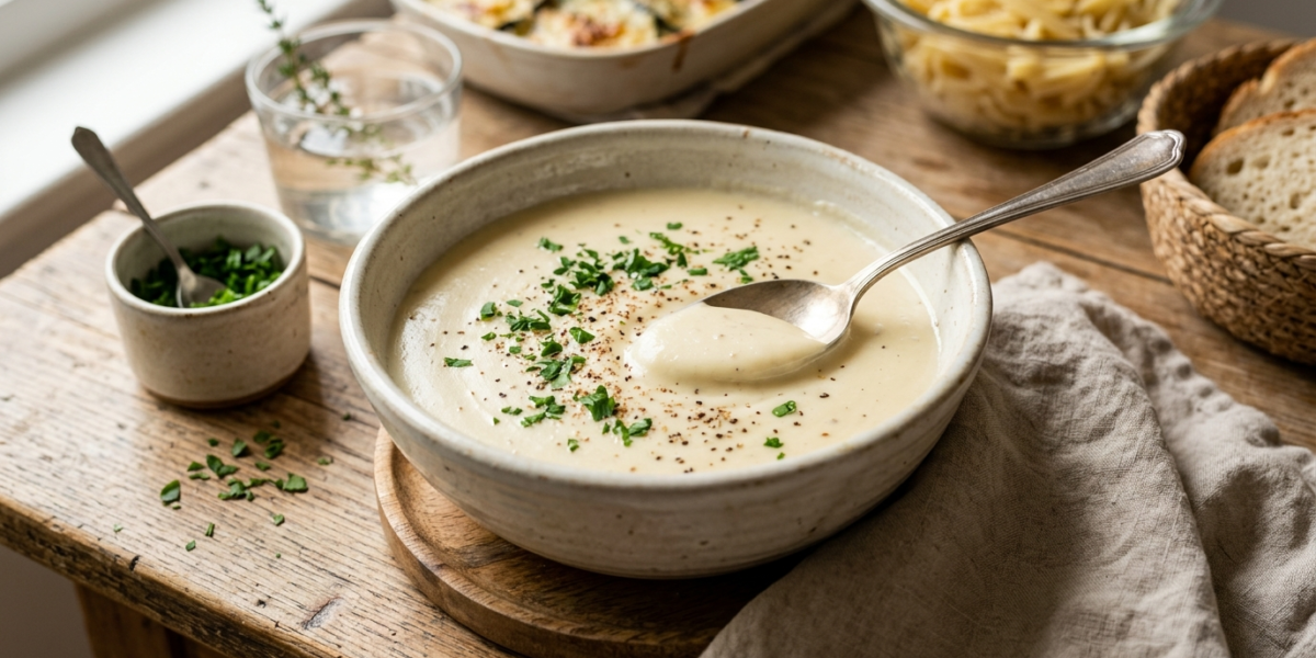 Sauce Béchamel Sans Lactose et Sans Gluten