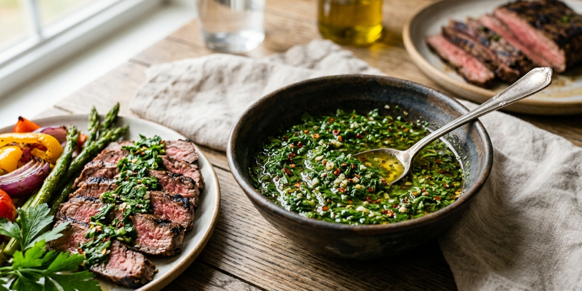 Sauce Chimichurri Whole30 Sans Gluten