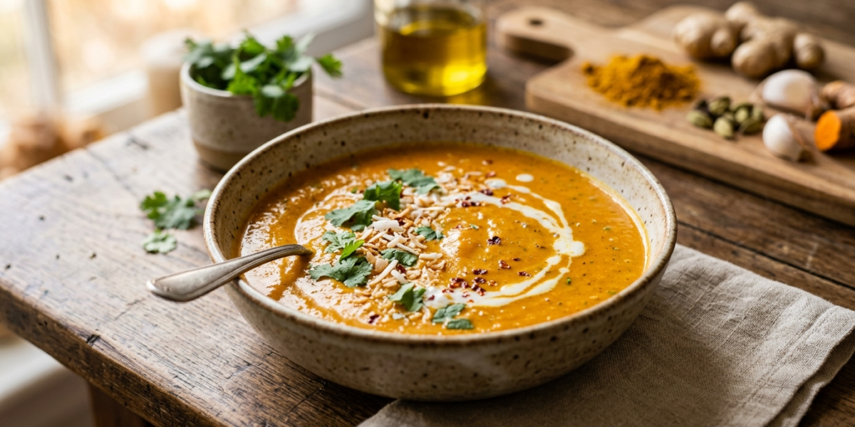 Sauce curry sans lactose et sans gluten