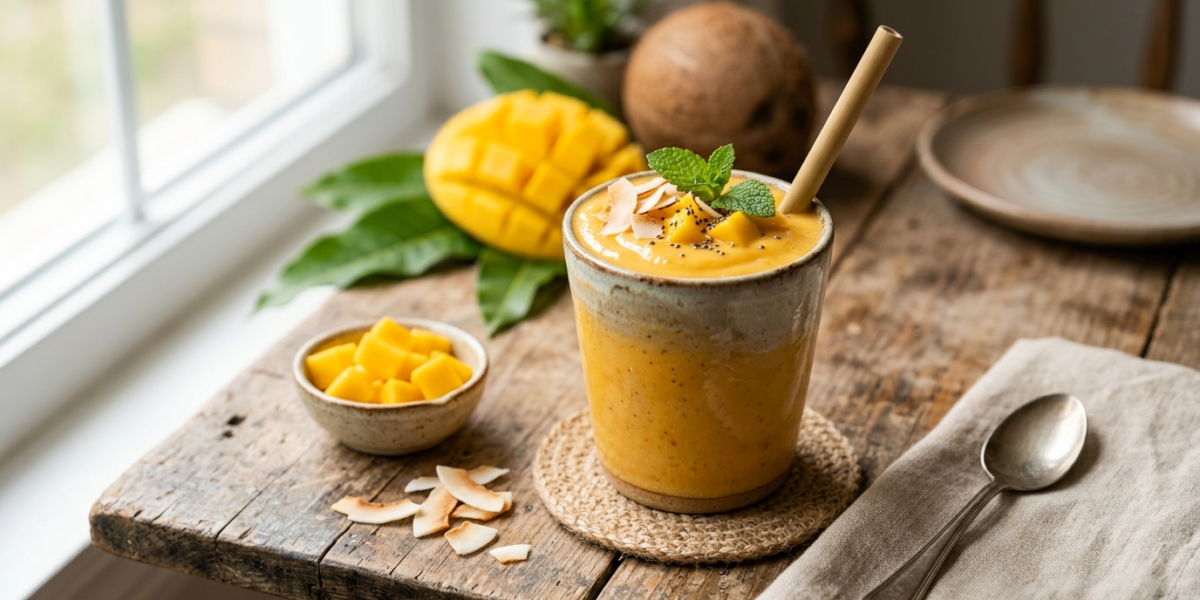 Smoothie Mangue Coco Sans Lactose