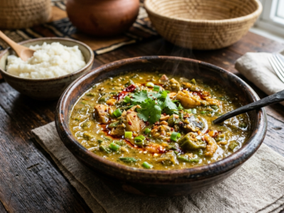 Soupe Kandia sans gluten – spécialité africaine savoureuse