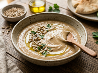 Tahini de tournesol sans sésame : pâte de graines de tournesol grillées