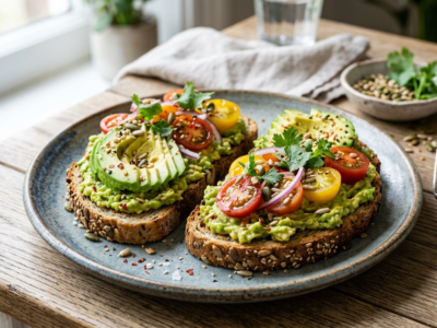 Tartines d&rsquo;avocat sans gluten gourmandes et fraîches