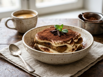 Tiramisu sans gluten et sans lactose