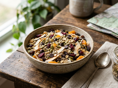 Trail Mix Sans Fruits à Coque et Sans Gluten