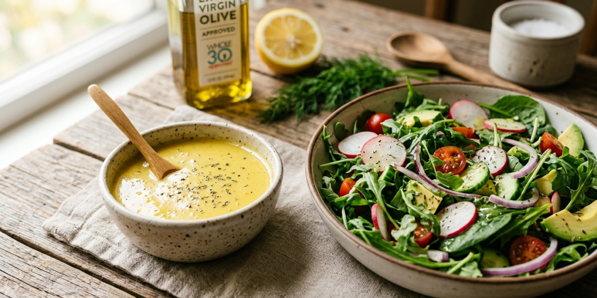 Vinaigrette Whole30 sans gluten et sans soja