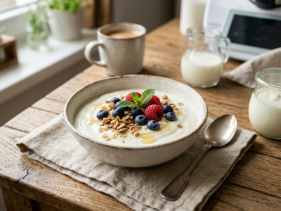 Yaourt maison sans lactose au Thermomix