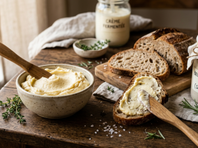 Beurre fermenté sans lactose maison