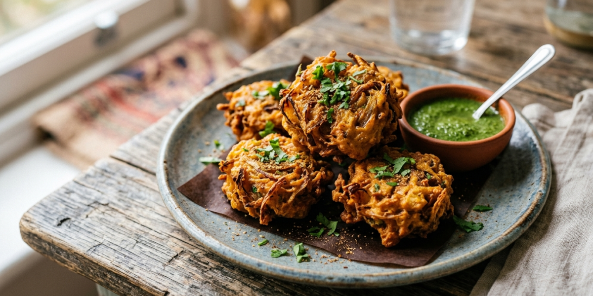 Bhaji d&rsquo;oignon sans gluten
