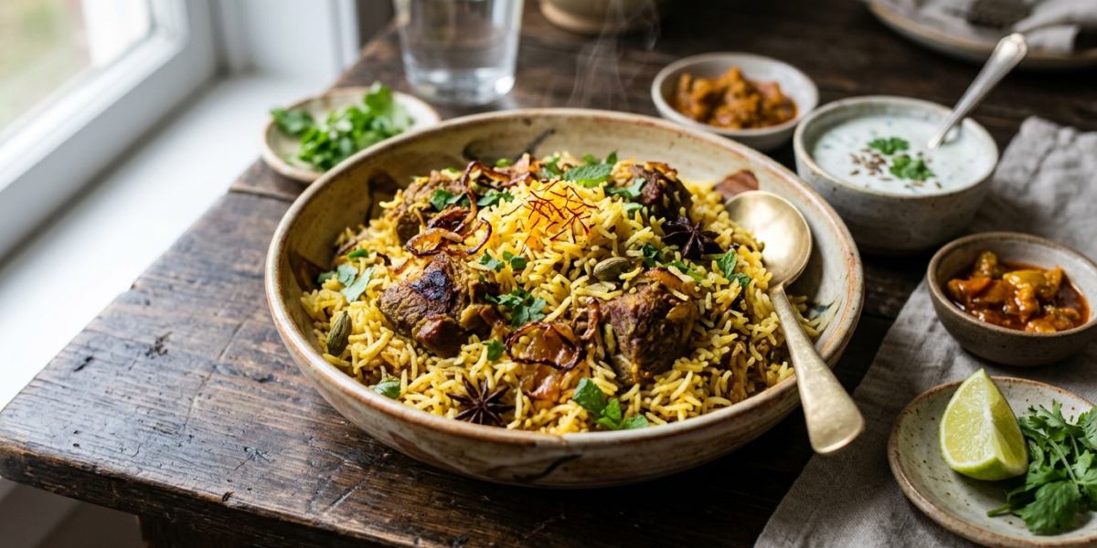 Biryani d&rsquo;Agneau Sans Gluten