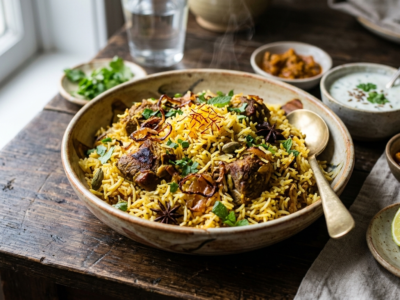 Biryani d&rsquo;Agneau Sans Gluten