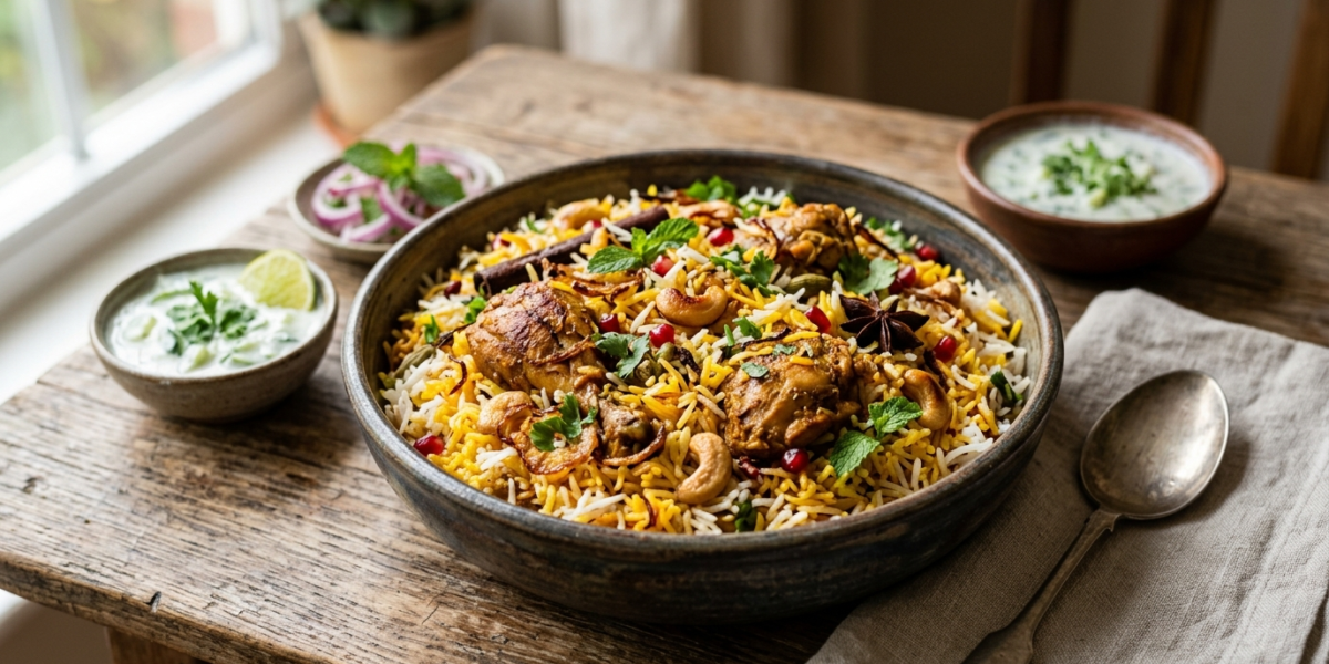 Biryani de Poulet Sans Gluten