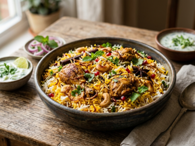 Biryani de Poulet Sans Gluten