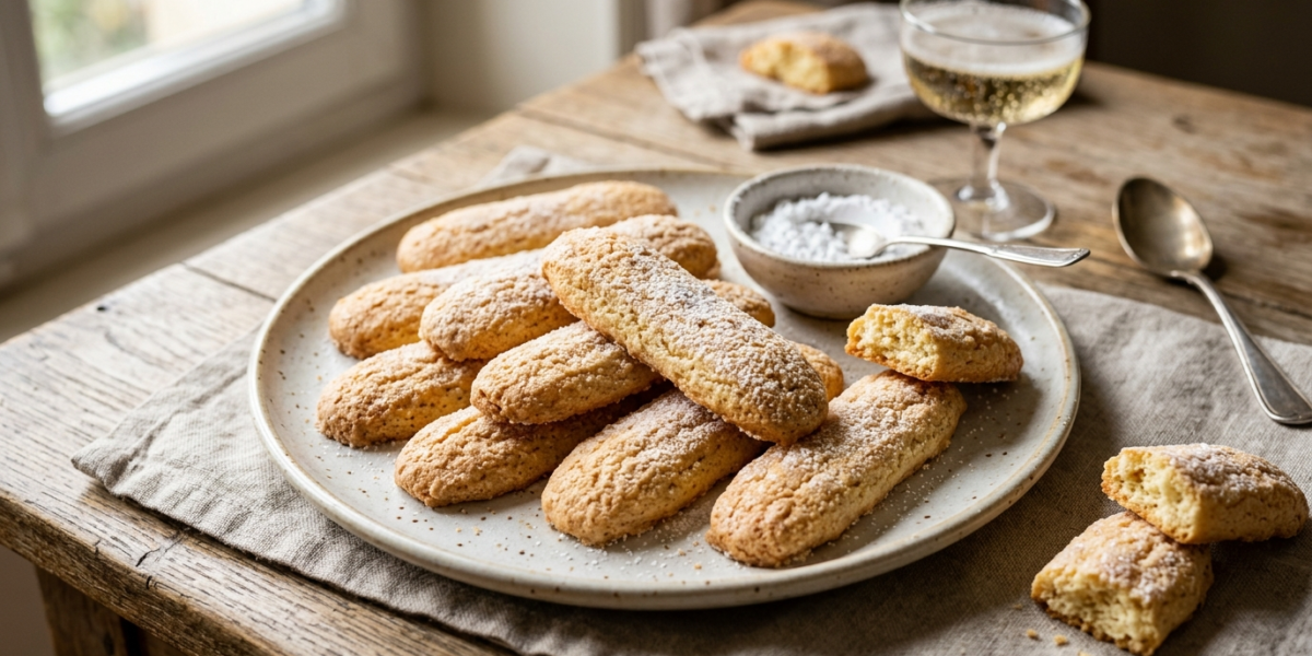 Biscuit de Champagne sans gluten et sans œuf