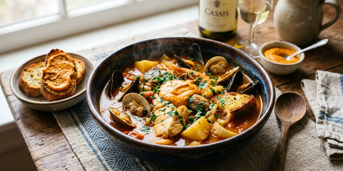 Bouillabaisse traditionnelle sans gluten